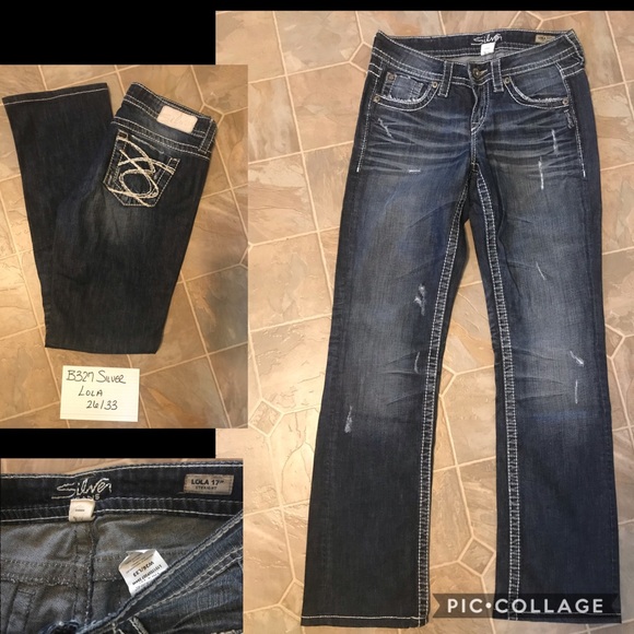 Silver Lola Jeans - Picture 1 of 4